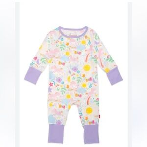 Magnetic Me Multicolor Kids One Piece Footie - convertible overall